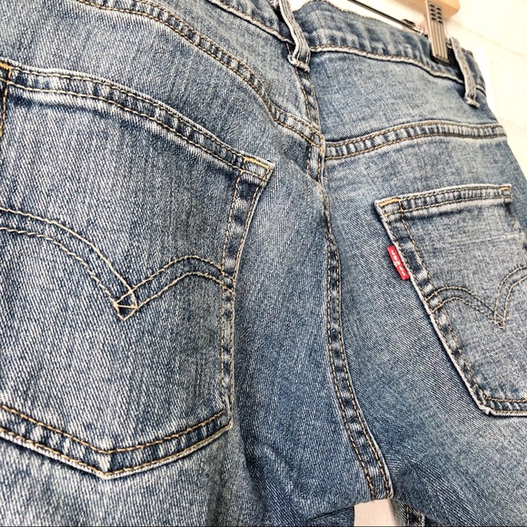 Levi’s slim ankle length mid rise blue jeans w 28 - Picture 10 of 13